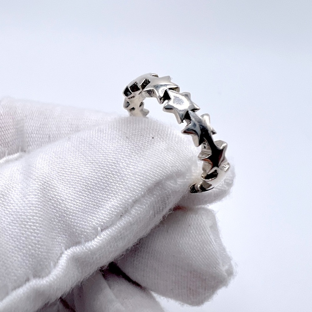 Sale $15 Firm! Sterling Silver Star Band Ring - Picture 5 of 15